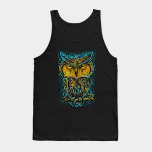 Owl Night Tank Top